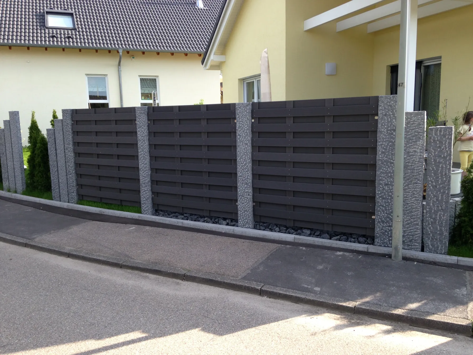 Moderne Sichtschutzzäune